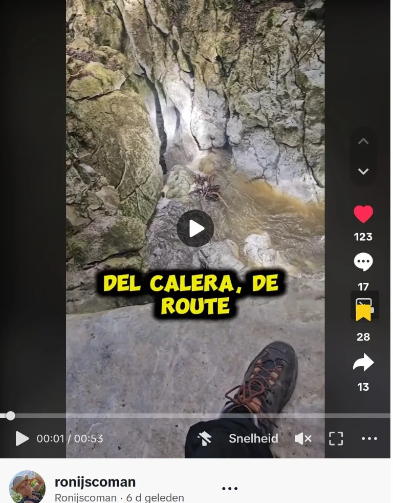 Via Ferrata del Calera Ronijscoman